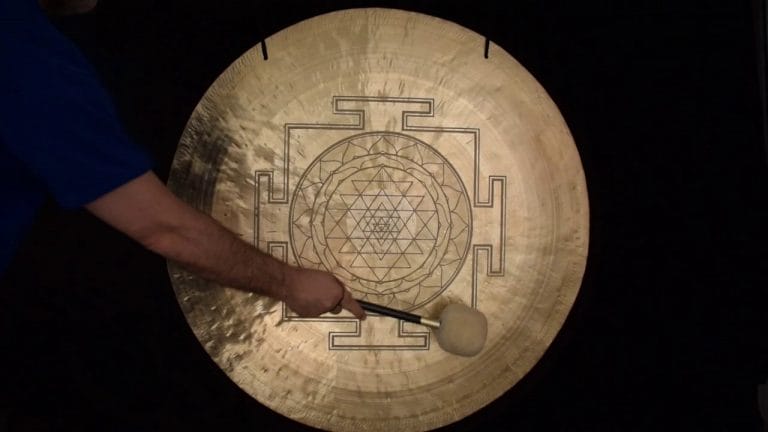 Receive a Sound Healing from a 38″ Sri Yantra Gong – Gongs Unlimited