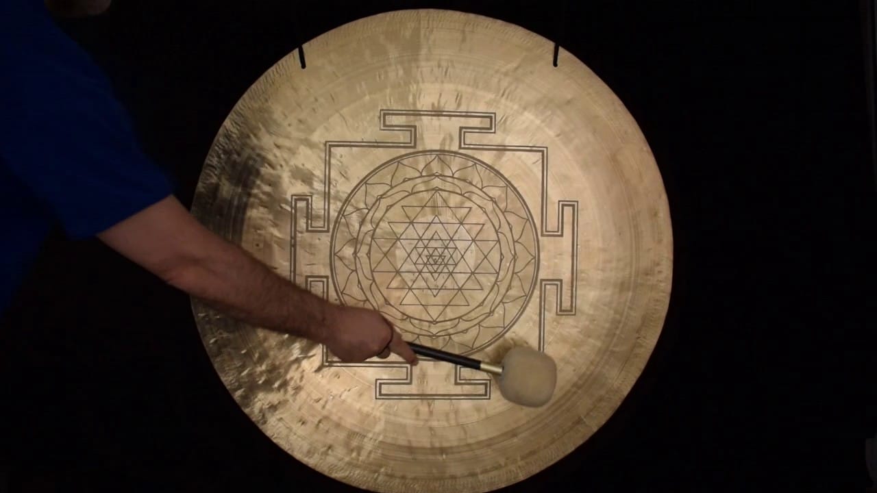 Receive a Sound Healing from a 38″ Sri Yantra Gong – Gongs Unlimited