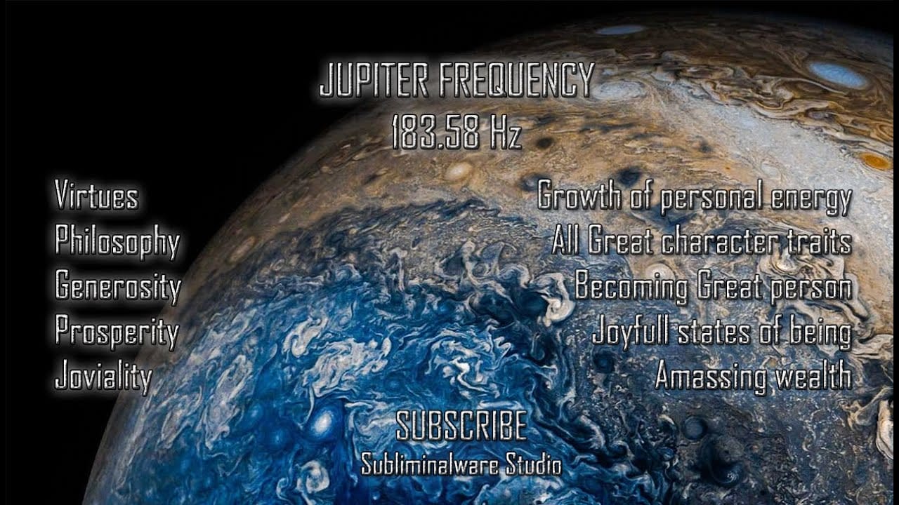 Jupiter Abundance frequency | 10 Hours | Sleep Meditation | 183.58 Hz – Manifest Luck and Money while sleeping