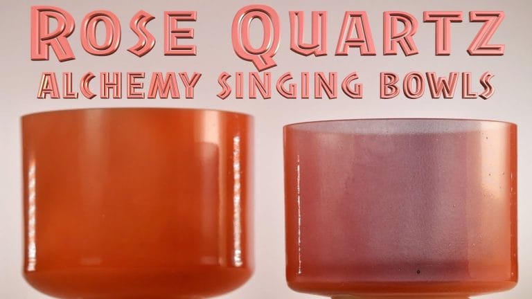 Rose Quartz Alchemy Crystal Singing Bowls | Crystal Tones Sedona