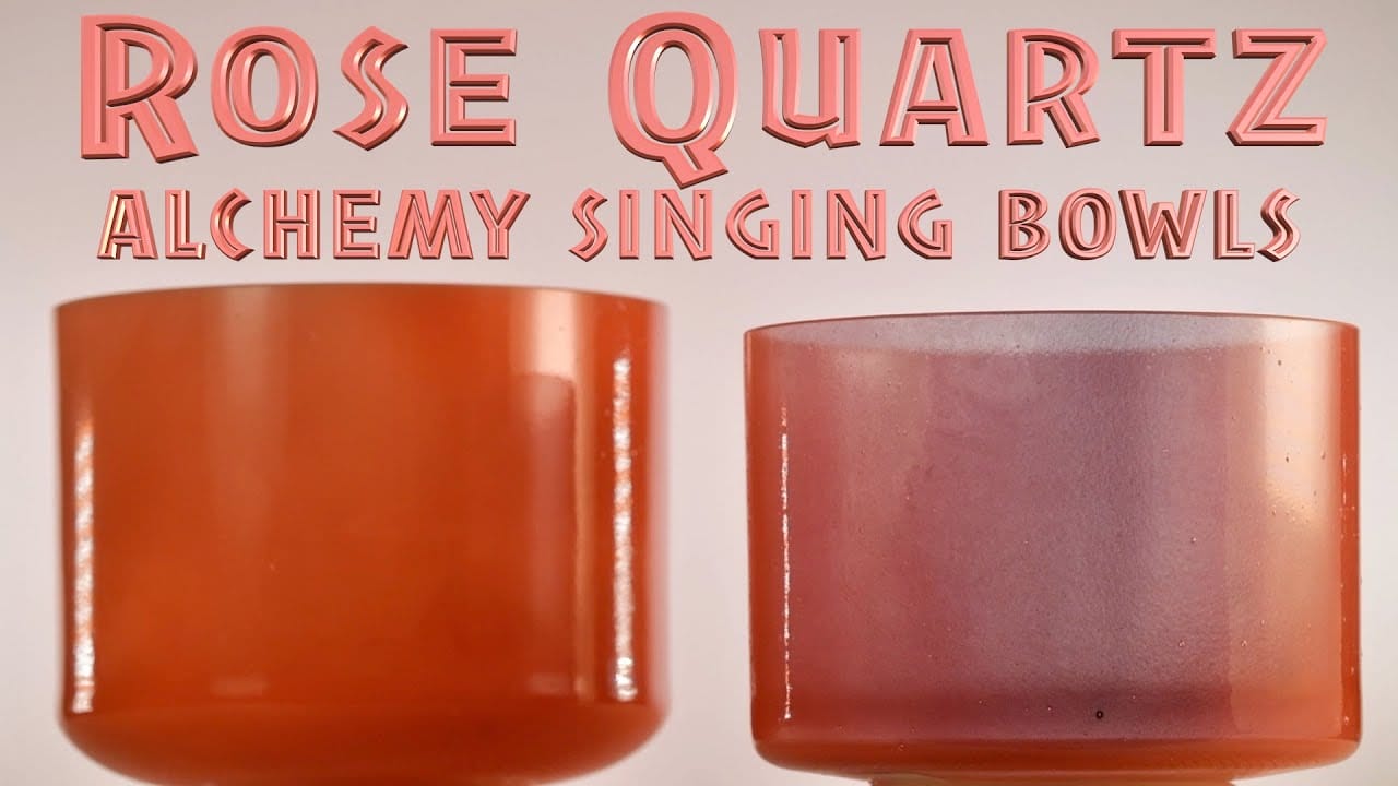 Rose Quartz Alchemy Crystal Singing Bowls | Crystal Tones Sedona
