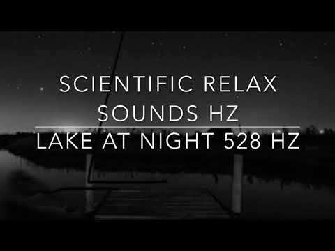 528 Hz Lake sounds with crickets and Frogs | Sleep deeply quickly | 11 Hours