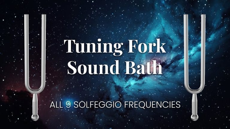 All 9 Solfeggio Frequencies | Sound Bath | Tuning Fork Sound Healing Vibes