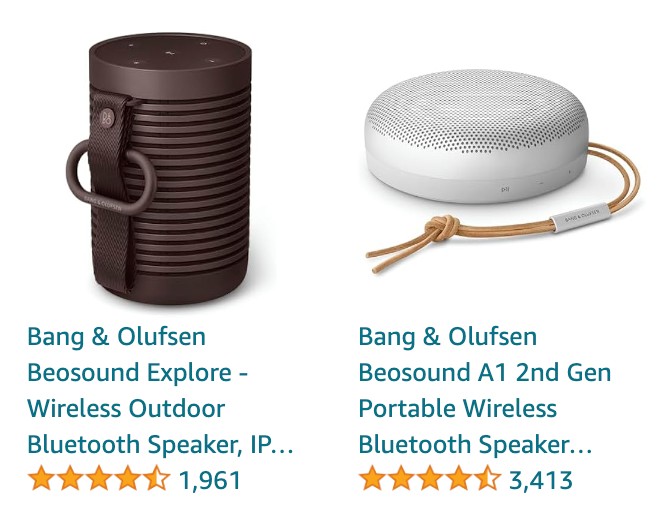 Bang & Olufsen Bluetooth Speakers